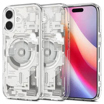 Spigen iPhone 17 Mobilskal Magsafe Ultra Hybrid - Natural Titanium Zero One