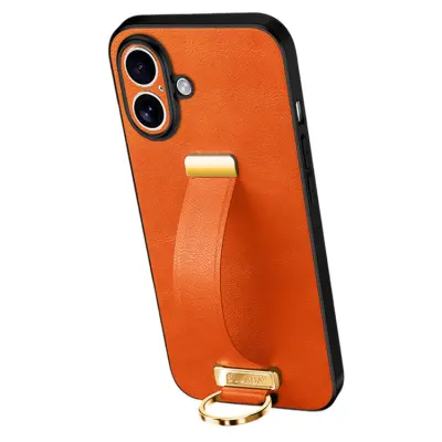 SULADA iPhone 17 Mobilskal Armband Kickstand Fashion - Orange