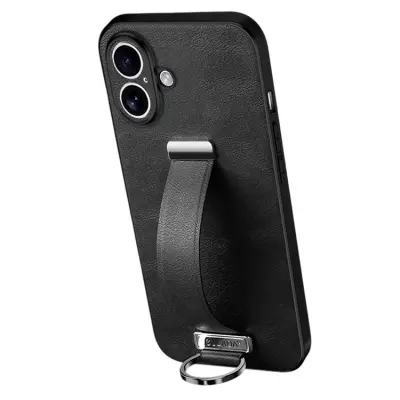 SULADA iPhone 17 Mobilskal Armband Kickstand Fashion - Svart