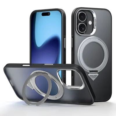 SULADA iPhone 17 Mobilskal MagSafe Anti-Fingerprints - Svart