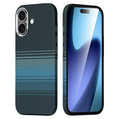 SULADA iPhone 17 Mobilskal MagSafe Hard PC Shockproof - Blå (Blå)