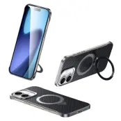 SULADA iPhone 17 Mobilskal MagSafe Kickstand - Svart