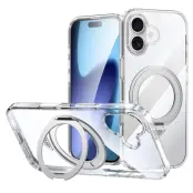 SULADA iPhone 17 Mobilskal MagSafe Kickstand TPU+PC - Clear