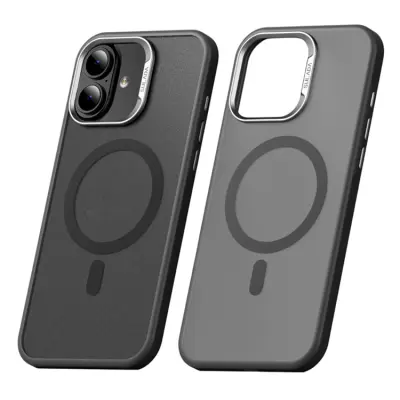 SULADA iPhone 17 Mobilskal MagSafe PC+TPU - Titansvart