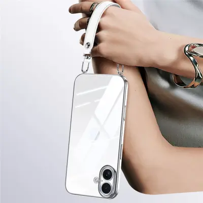 SULADA iPhone 17 Mobilskal Ultra Clear Electroplating - Silver