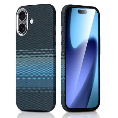 SULADA iPhone 17 Skal Hård PC Anti-Scratch - Sunrise Blue