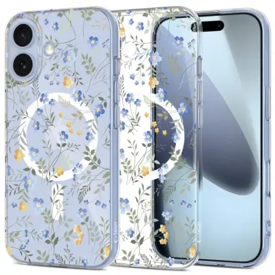 Tech-Protect iPhone 17 Mobilskal Magsafe Flexair - Spring Flowers