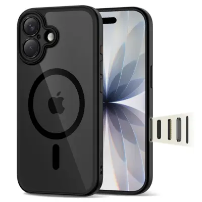 Tech-Protect iPhone 17 Mobilskal Magsafe Peak - Svart/Clear