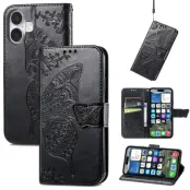 Trolsk Plånboksfodral med Fjäril (iPhone 17) - Ljuslila