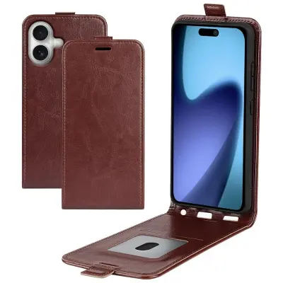 Trolsk Vertical Flip Cover (iPhone 17) - Brun