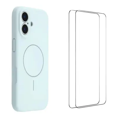 WANLONFENG iPhone 17 Mobilskal MagSafe Med 2Pcs Härdat Glas XQ1