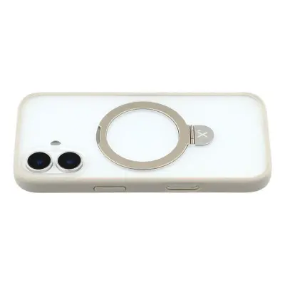 X-LEVEL iPhone 17 Fodral Metal Kickstand TPU PC Grå