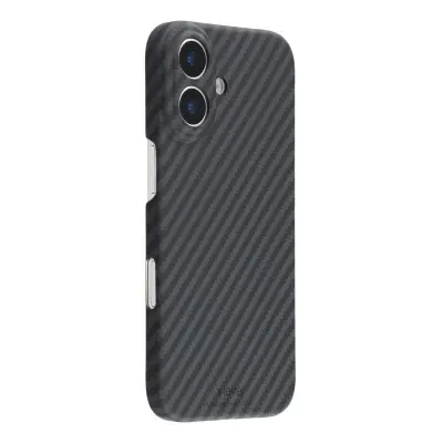 X-LEVEL iPhone 17 Mobilskal Magnetiskt Kolfiber Ultra-Tunn Svart