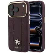 Guess Mobilskal För iPhone 18 Pro Max/17 Pro Max Magsafe Stripe Peony 4G Logo