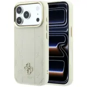 Guess Mobilskal För iPhone 18 Pro Max/17 Pro Max Magsafe Stripe Peony 4G Logo