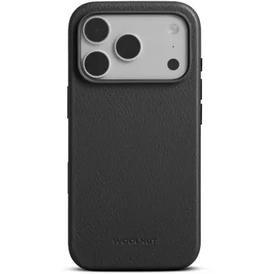 Woolnut Leather Case (iPhone 18 Pro Max) - Svart