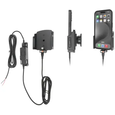 Brodit Aktiv hållare för fast installation 727376 (iPhone 18 Pro/17/17 Pro/16e/16/16 Pro/15/15 Pro)