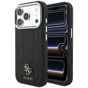 Guess Mobilskal För iPhone 18 Pro/17 Pro Magsafe Stripe Peony 4G Logo