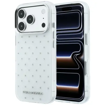 Karl Lagerfeld Mobilskal För iPhone 18 Pro/17 Pro IML Rhinestones