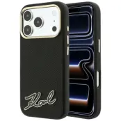 Karl Lagerfeld Mobilskal För iPhone 18 Pro/17 Pro Magsafe Grained Resin