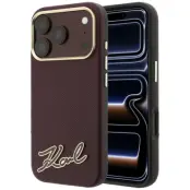 Karl Lagerfeld Mobilskal För iPhone 18 Pro/17 Pro Magsafe Grained Resin