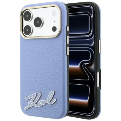 Karl Lagerfeld Mobilskal För iPhone 18 Pro/17 Pro Magsafe Grained Resin