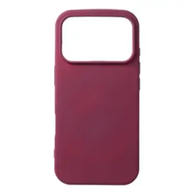 Mobilskal för iPhone 18 Pro Silikon - Mörk Cherry