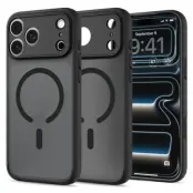 Spigen Mobilskal För iPhone 18 Pro/17 Pro Magsafe Ultra Hybrid - Frost Svart