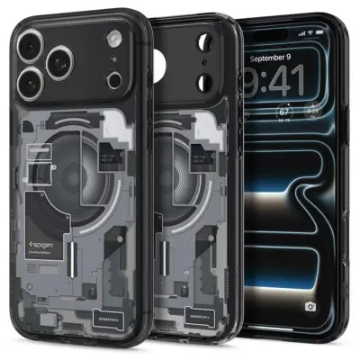Spigen Mobilskal För iPhone 18 Pro/17 Pro Magsafe Ultra Hybrid Zero One - Svart