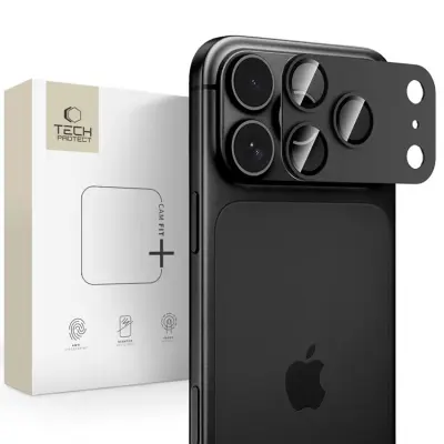 Tech-Protect Härdat Glas Kameraskydd För iPhone 18 Pro Camfull Fit Plus