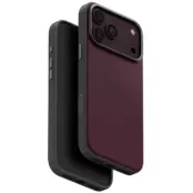 UNIQ Mobilskal För iPhone 18 Pro/17 Pro Lyden DS Magclick - Burgundy