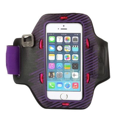 Armband med blinkande lampor till Apple iPhone 5S/5/5C - Lila