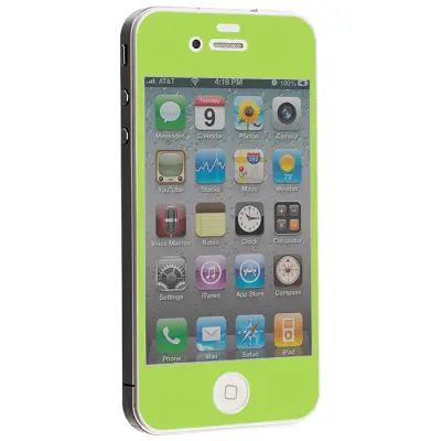 Colored Tempered Glass Skärmskydd till Apple iPhone 5/5S/SE - Ljus Grön