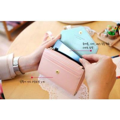 Crown Smart Fold plånbok-mobilväska (Grön)