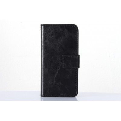 Detachable 2 in 1 Plånboksfodral till Apple iPhone 5/5S/SE (Svart)