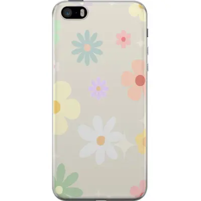 Mobilskal till Apple iPhone 5s med fejdande blommor