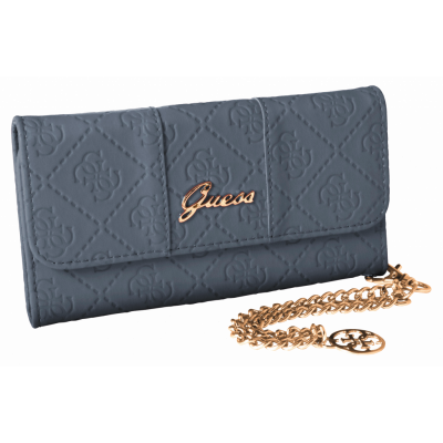 Guess Scarlett Clutch Case till Apple iPhone 5/5S/SE - Blueberry Blue