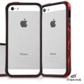 ITSkins Venum Bumper skal till Apple iPhone 5/5S/SE (Red/Svart)