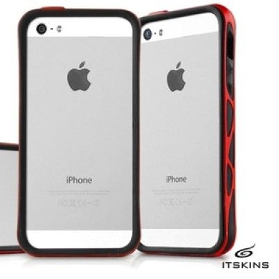ITSkins Venum Bumper skal till Apple iPhone 5/5S/SE (Red/Svart)