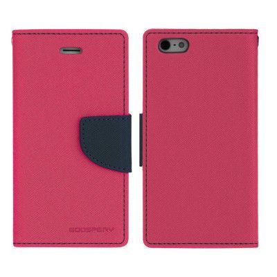 Mercury Fancy Diary Plånboksfodral till Apple iPhone 5/5S/SE (Magenta)