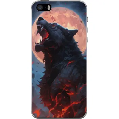Mobilskal till Apple iPhone 5s med Ylande varg