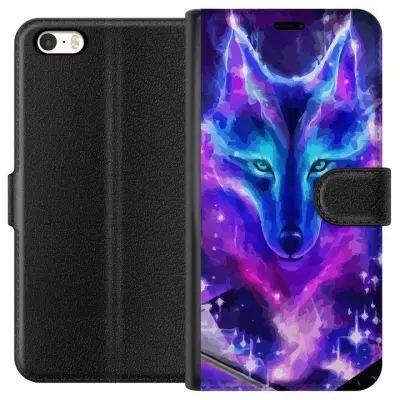 Plånboksfodral till Apple iPhone 5s med Neon Varg