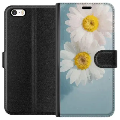 Plånboksfodral till Apple iPhone 5s med Sommarblommor