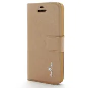 Plånboksväska till Apple iPhone 5/5S/SE (Gold)