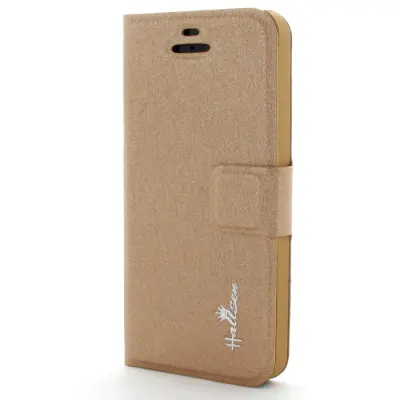 Plånboksväska till Apple iPhone 5/5S/SE (Gold)