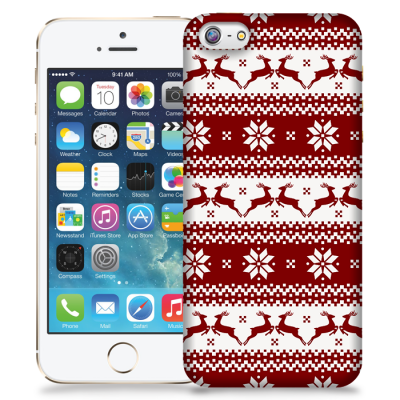 Skal till Apple iPhone 5/5S/SE - Juldekor - Renar