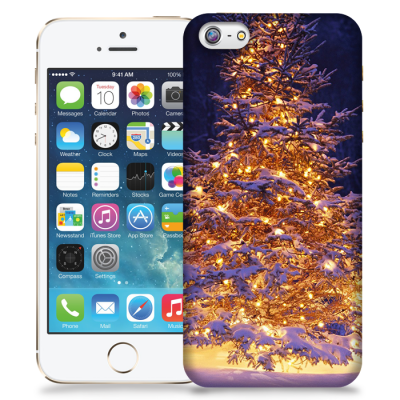Skal till Apple iPhone 5/5S/SE - Julgran