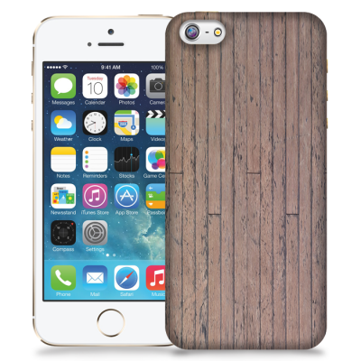 Skal till Apple iPhone 5/5S/SE - Trägolv