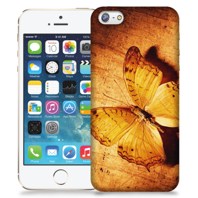 Skal till Apple iPhone 5/5S/SE - Fjäril