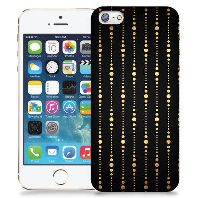 Skal till Apple iPhone 5/5S/SE - Gulddrapperi